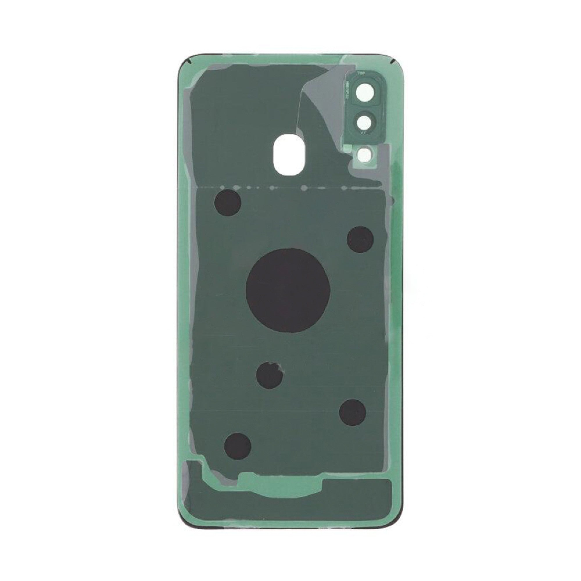 Vitre arrière Samsung Galaxy A40 A405F Noire avec lentille – OEM