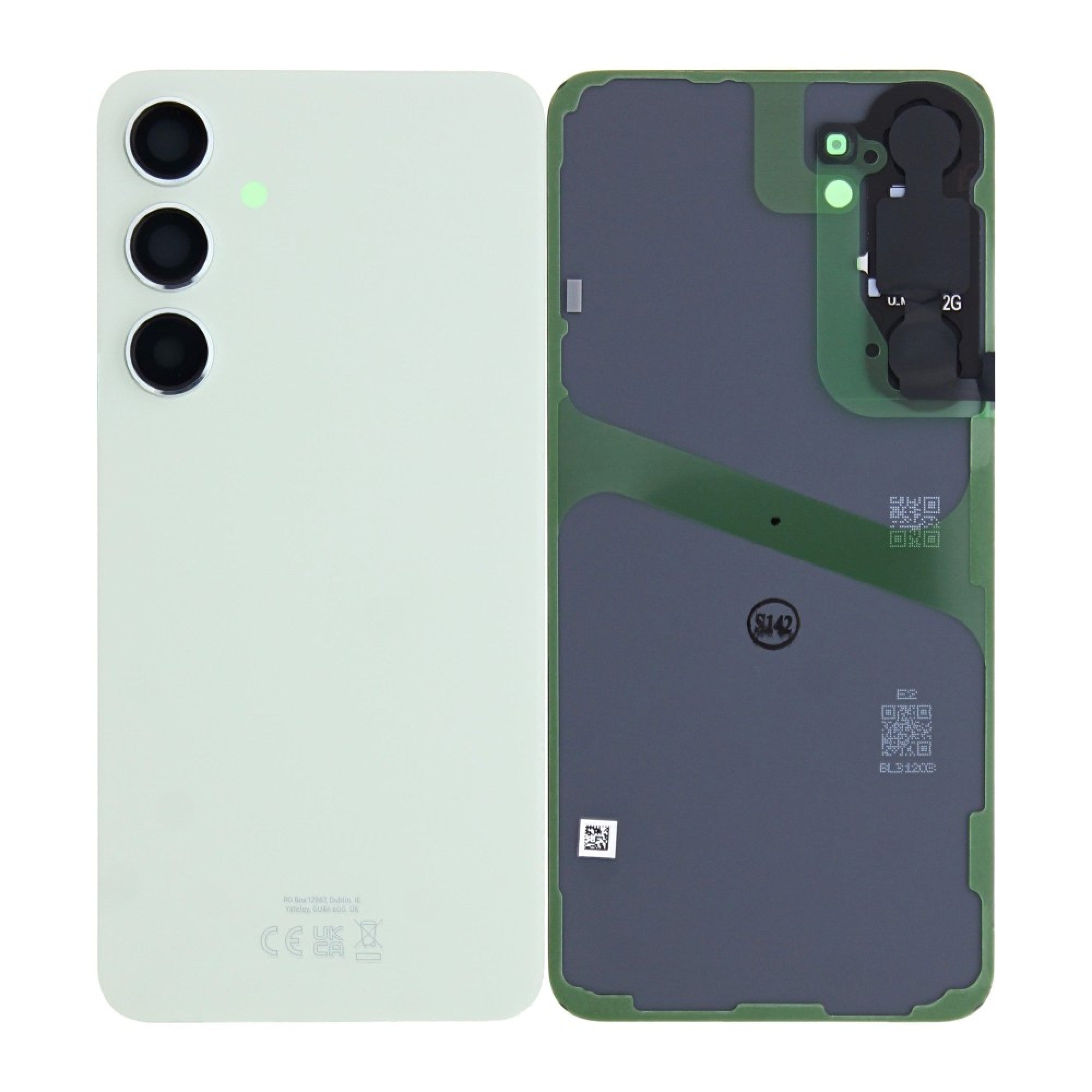 Vitre arrière originale Samsung Galaxy S24 Plus S926 Vert Jade avec lentille