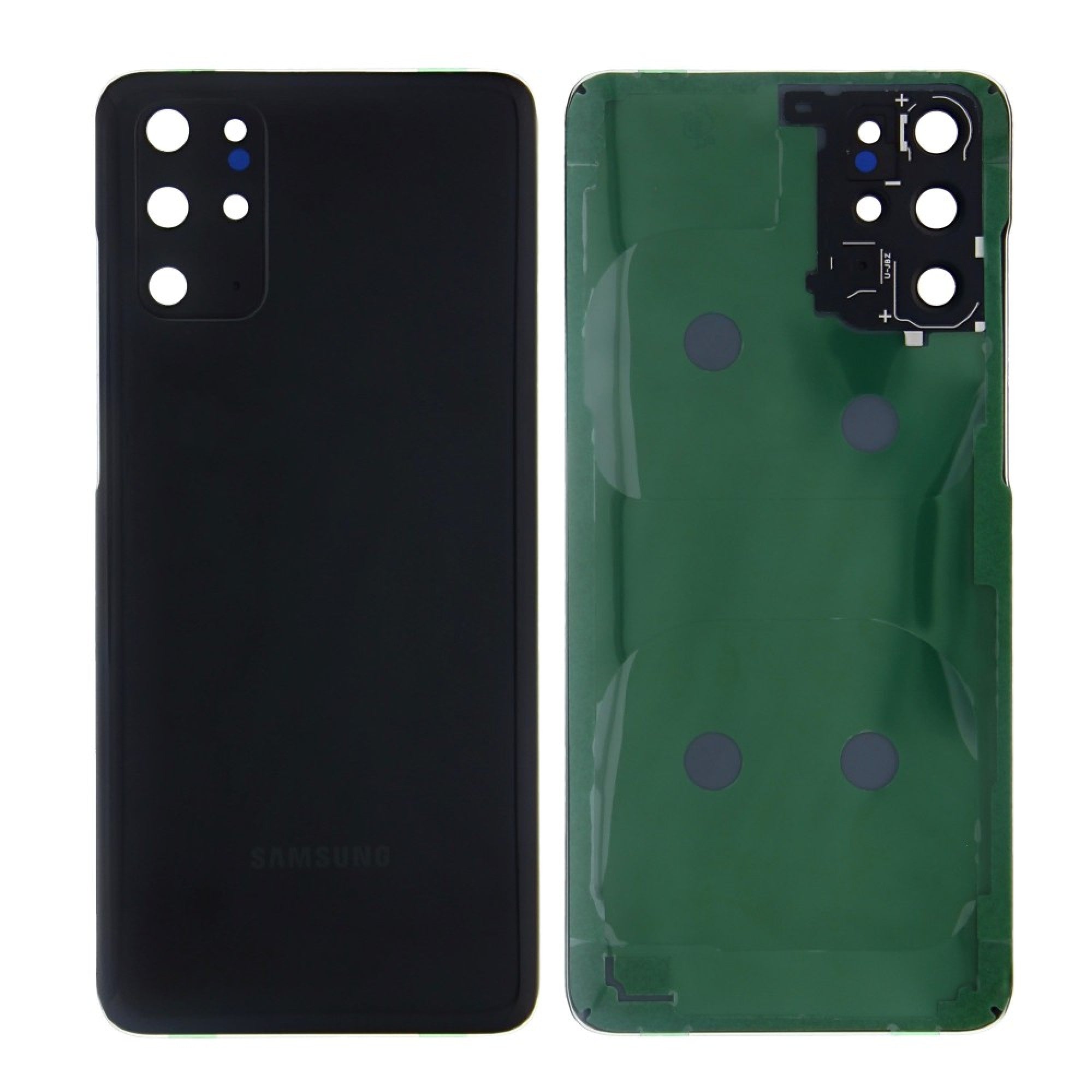 Vitre arrière Samsung Galaxy S20 Plus G985 / G986 Noir Cosmique Avec lentille - OEM