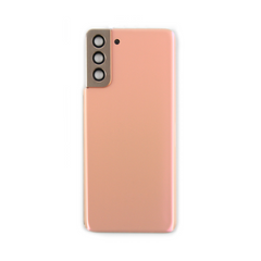 Vitre arrière Samsung Galaxy S21 Plus 5G G996 Rose Phantom Avec lentille - OEM