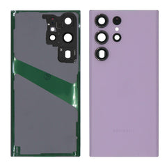 Vitre arrière Originale Samsung Galaxy S23 Ultra S918 Lavande avec lentille