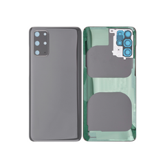 Vitre arrière Samsung Galaxy S20 Plus G985 Gris Cosmique Avec lentille - OEM