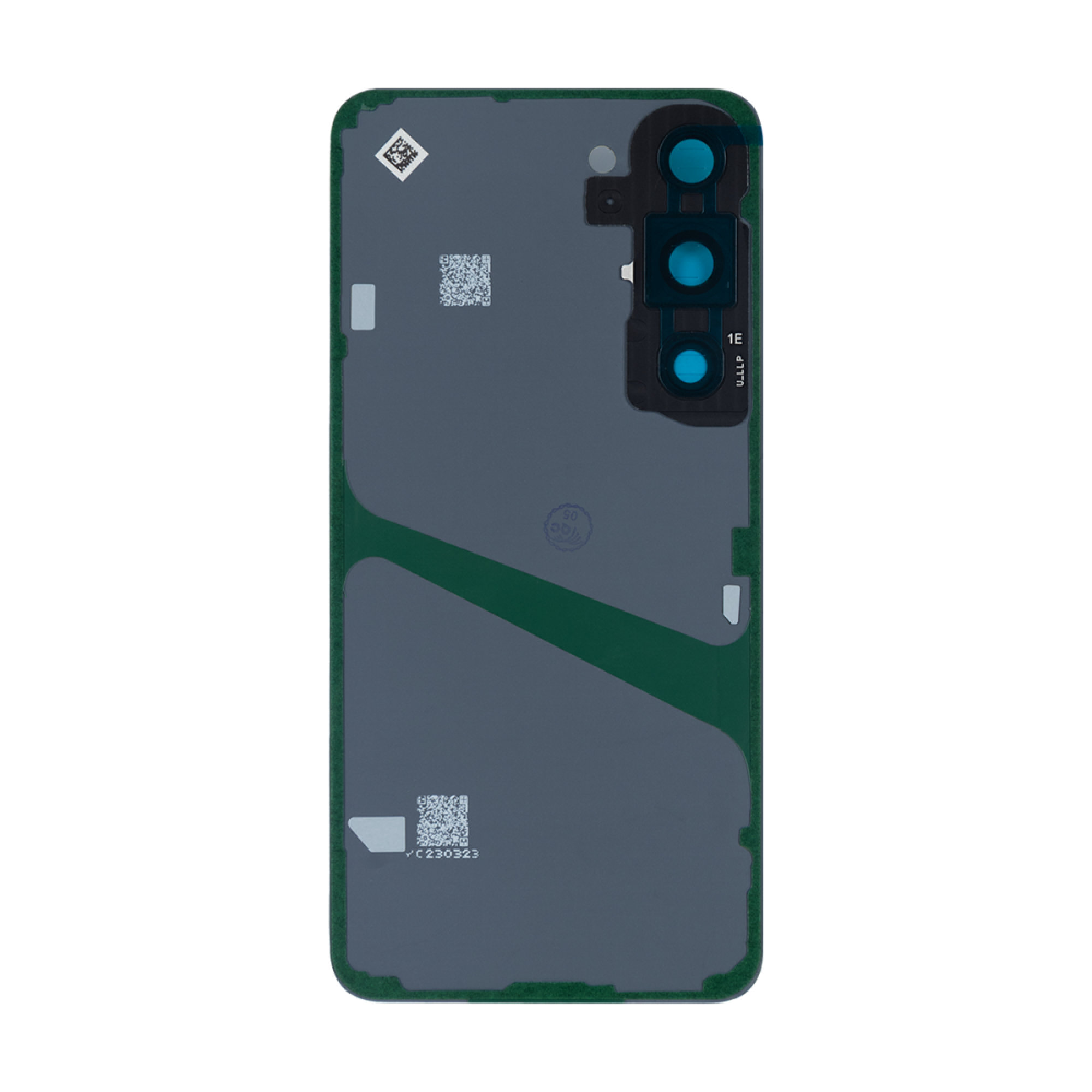 Vitre arrière Originale Samsung Galaxy S23 S911B Verte avec lentille