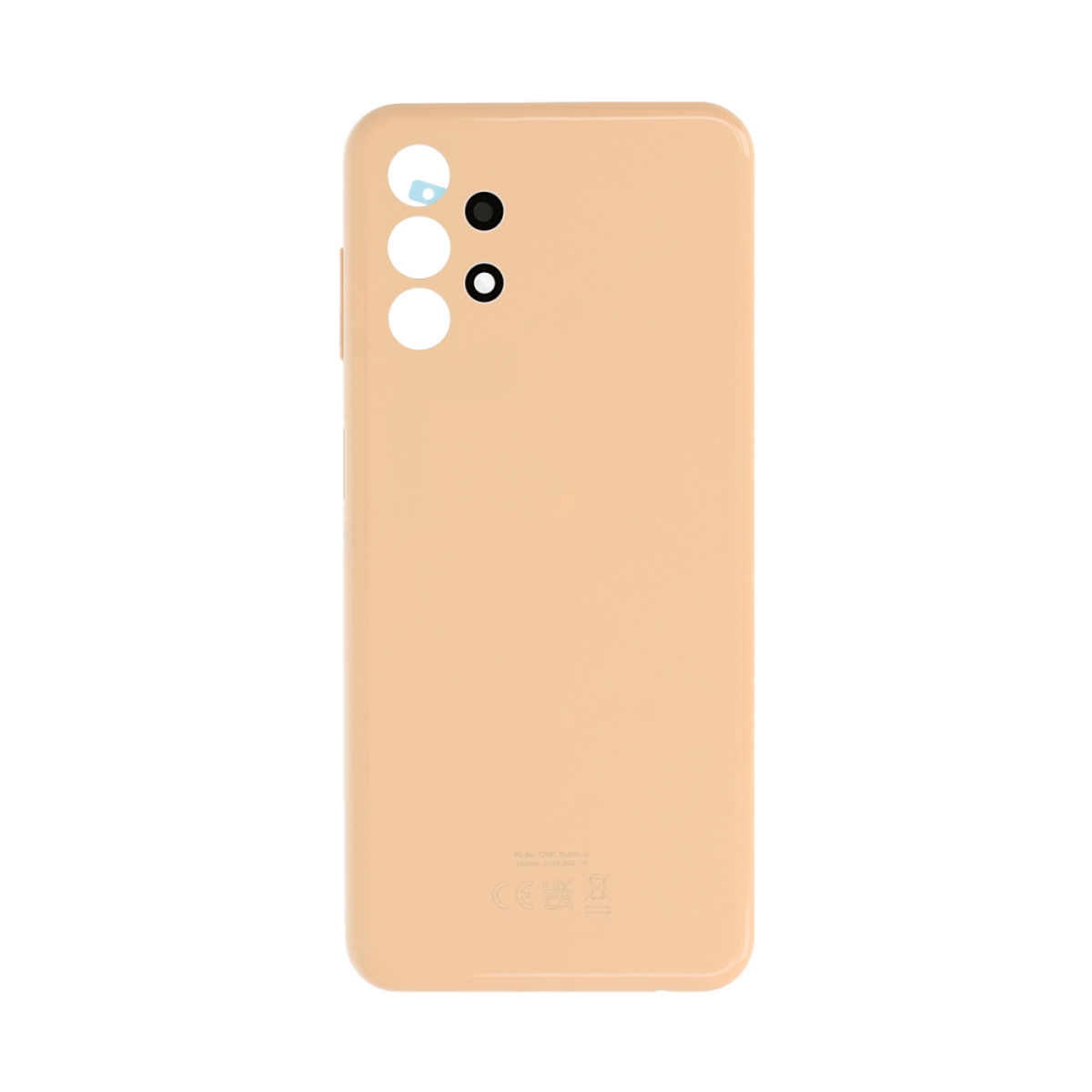 Vitre arrière Samsung Galaxy A13 A135F Orange avec lentille – OEM