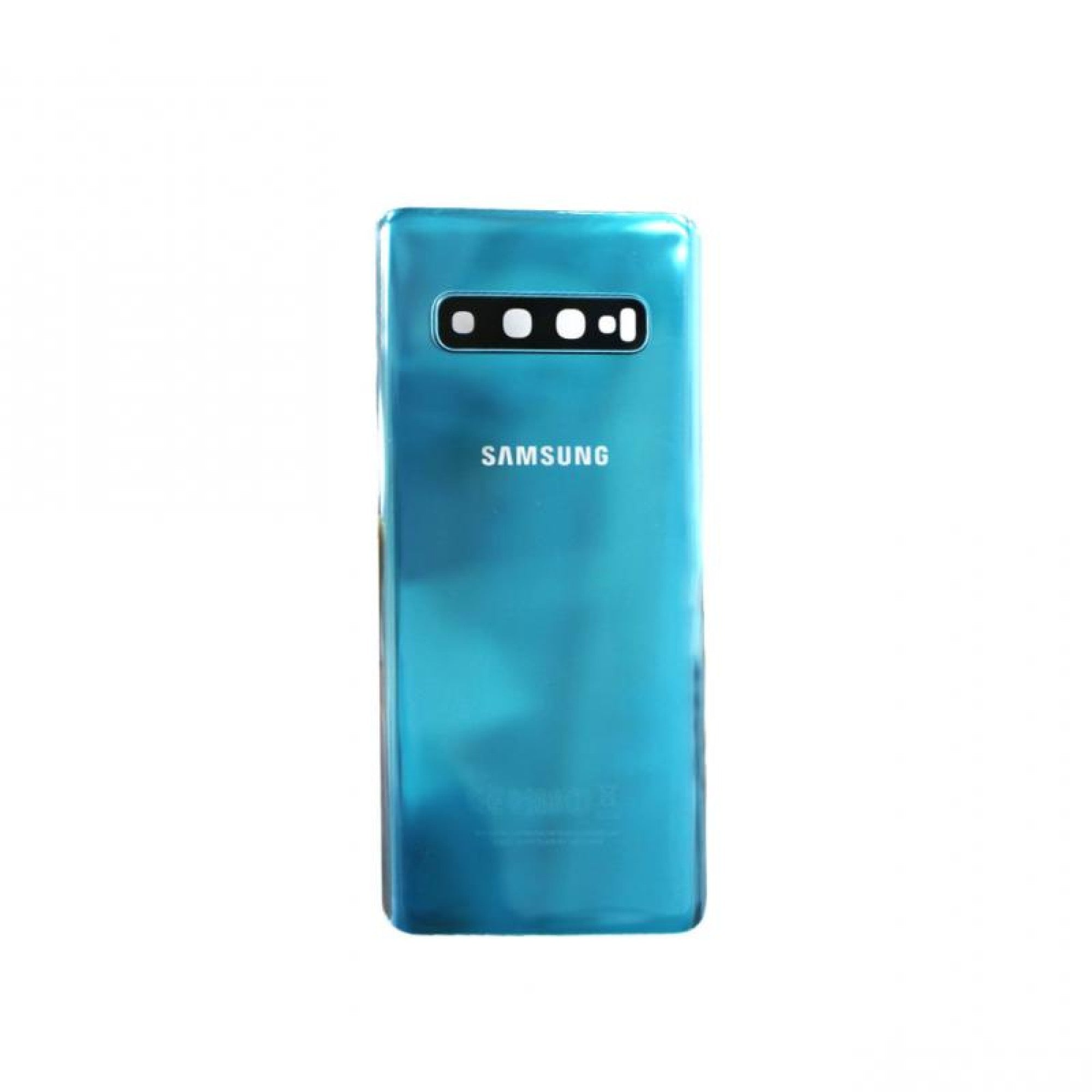 Samsung Galaxy S10 G973 Vitre arrière Vert prismatique avec lentille - OEM