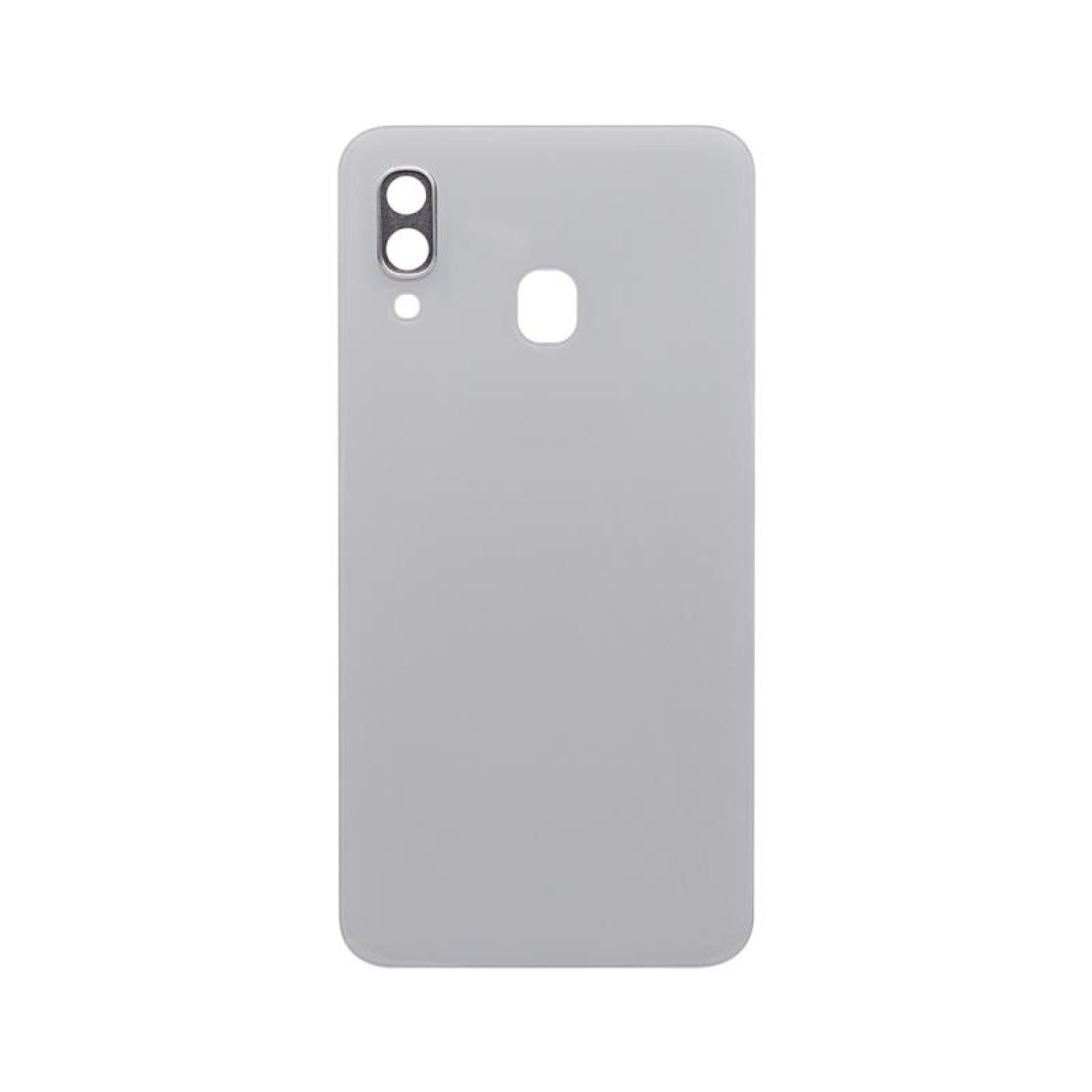 Vitre arrière Samsung Galaxy A40 A405F Blanche avec lentille – OEM
