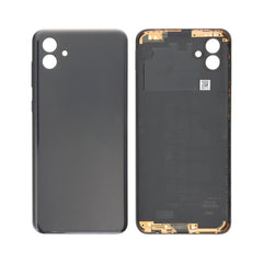 Vitre arrière Samsung Galaxy A04 A045F Noire avec lentille - OEM
