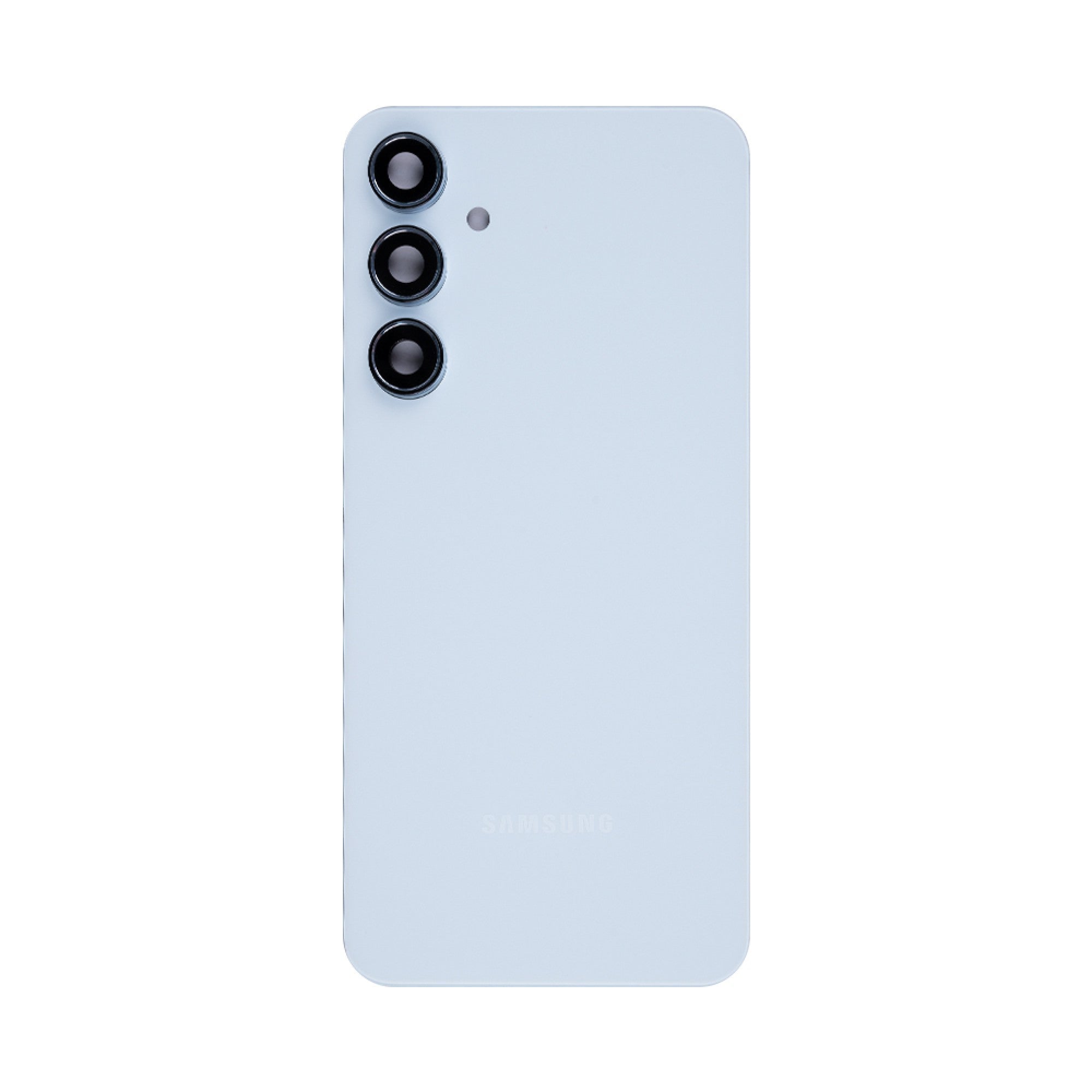Samsung Galaxy A55 5G A556 Vitre Arriere Bleu Glace avec Lentille - OEM