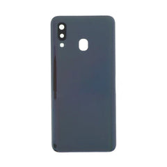 Vitre arrière Samsung Galaxy A40 A405F Noire avec lentille – OEM