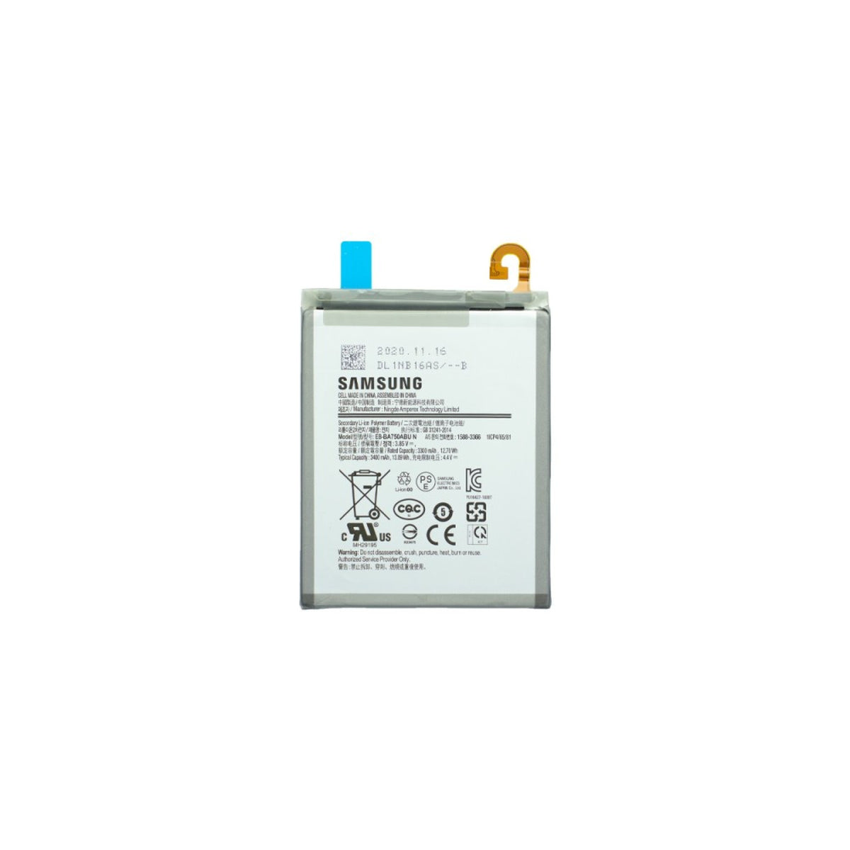 Batterie Samsung Galaxy A7 A750F (2018), Galaxy A10 A105F EB-BA750ABU – Original
