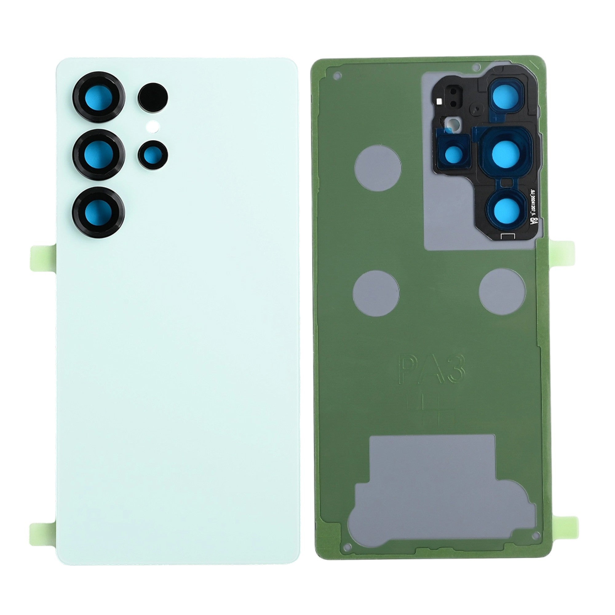 Vitre arrière Samsung Galaxy S25 Ultra (S938) Vert Titane avec Lentille - OEM