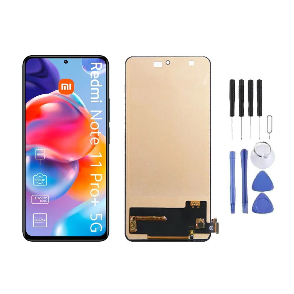 Ecran LCD + Vitre pour Xiaomi Redmi Note 11 Pro+ 5G + Kit d'outils