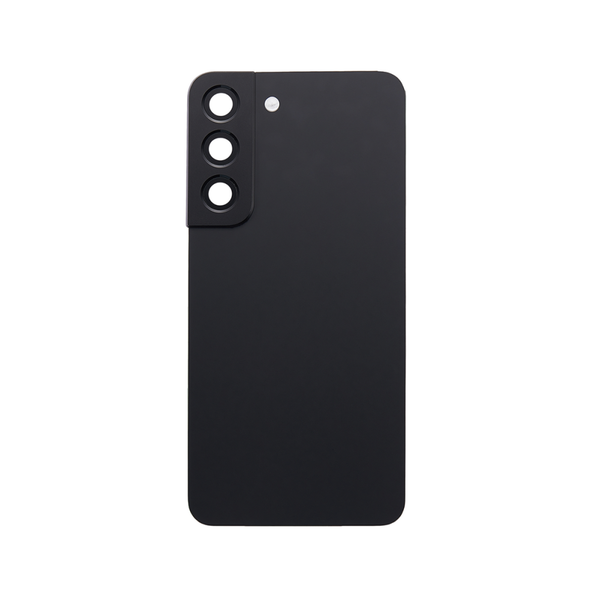 Vitre arrière Samsung Galaxy S22 S901 Noir Fantôme avec lentille - OEM
