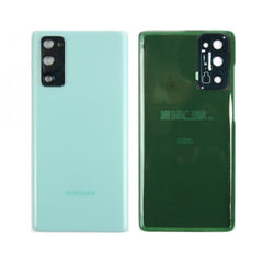 Vitre arrière originale Samsung Galaxy S20 FE 5G G781 Menthe Nuage Avec lentille