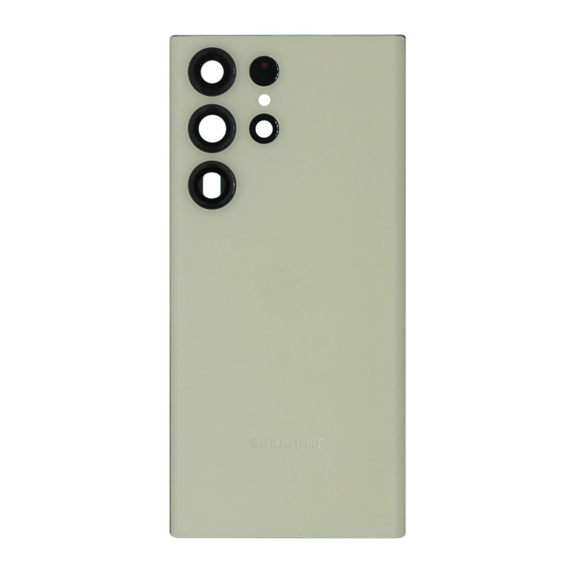 Samsung Galaxy S23 Ultra S918 Vitre arrière originale Crème avec lentille