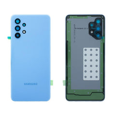 Vitre arrière Samsung Galaxy A32 A325F Bleu avec lentille – OEM