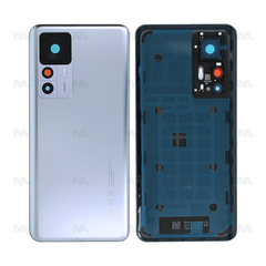 Vitre arrière Xiaomi 12T (22071212AG) Argent avec lentille - OEM