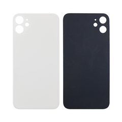 Vitre arrière iPhone 11 Blanche (Cadre caméra agrandi) - OEM