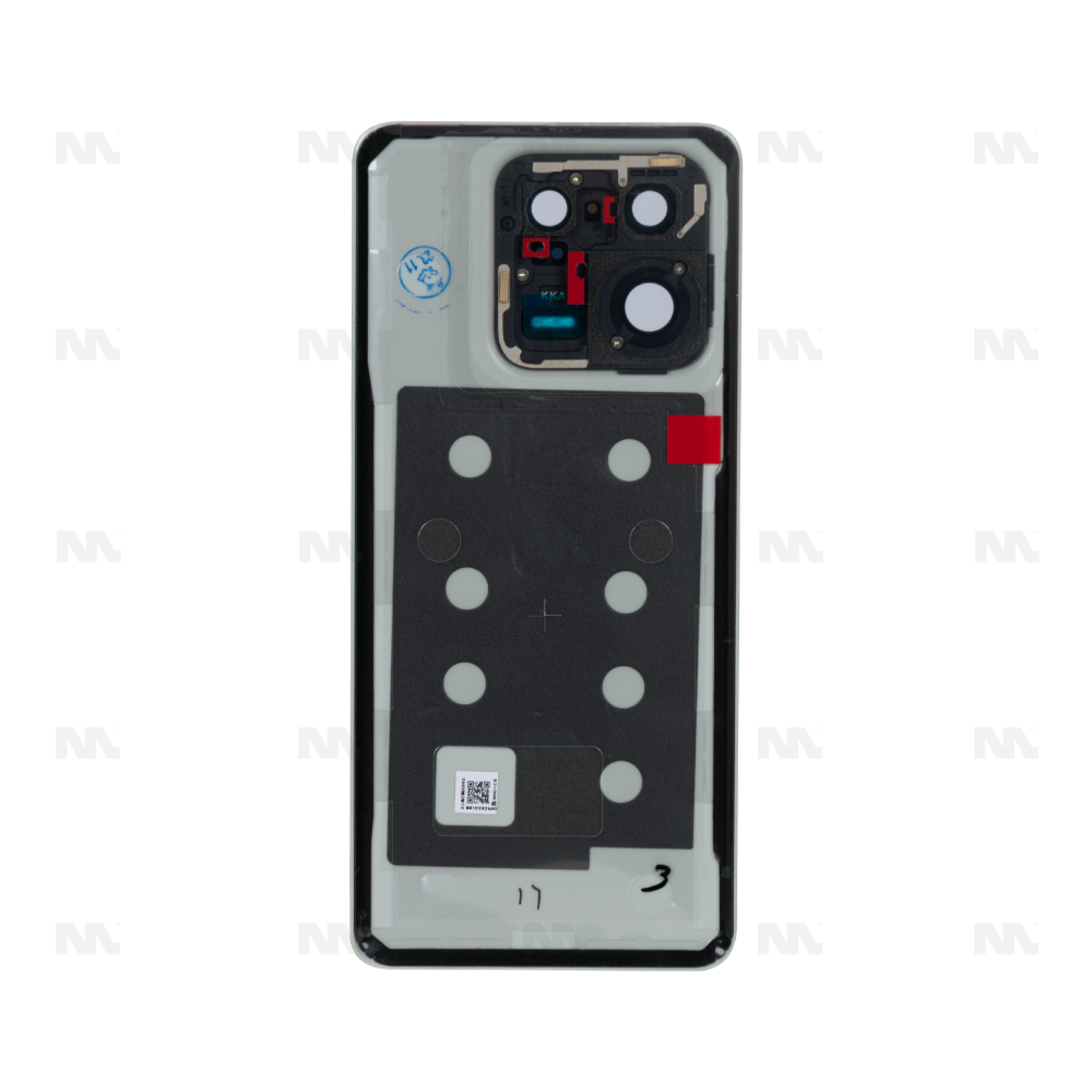 Vitre arrière Xiaomi 13 Pro (2210132G) Céramique Vert avec lentille  - OEM