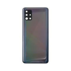 Samsung Galaxy A51 A515 Vitre arrière Noir avec lentille - OEM
