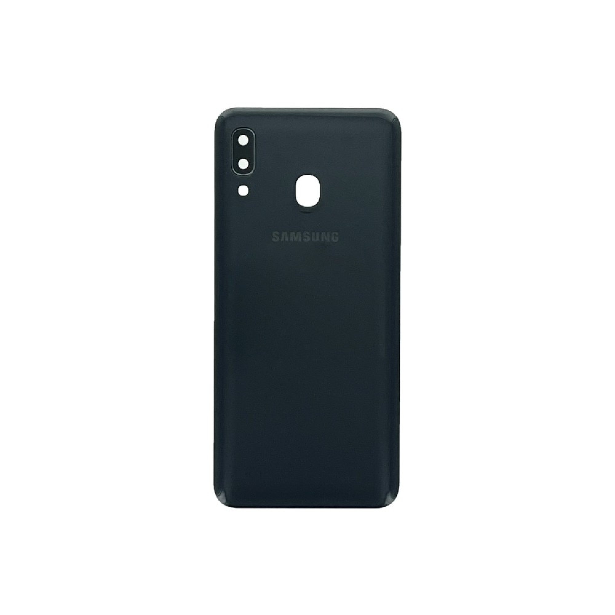 Vitre arrière Samsung Galaxy A30 A305F Noire avec lentille – OEM
