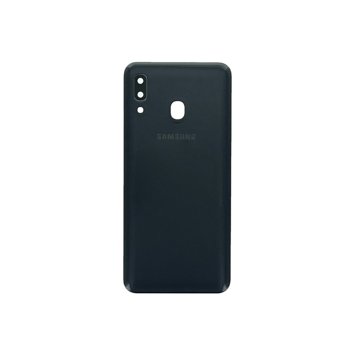 Vitre arrière Samsung Galaxy A30 A305F Noire avec lentille – OEM