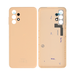 Vitre arrière Samsung Galaxy A13 A135F Orange avec lentille – OEM