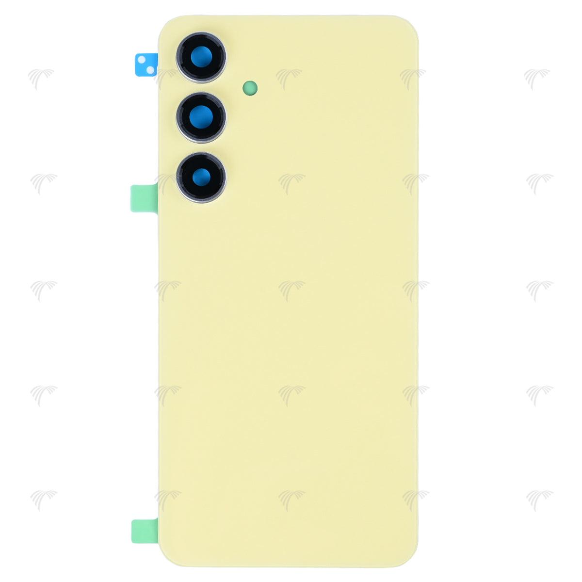 Vitre arrière Samsung Galaxy S24 FE S721 Jaune avec lentille – OEM