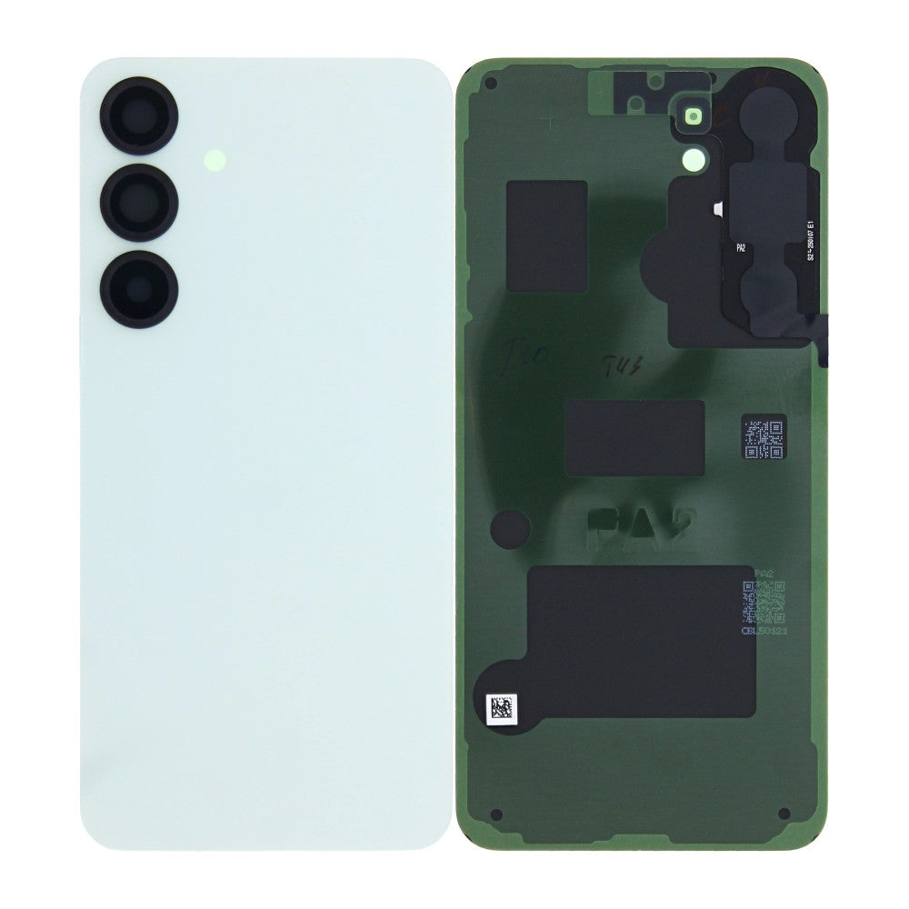 Vitre arrière Original Samsung Galaxy S25 Plus (S936) Vert d'eau avec Lentille