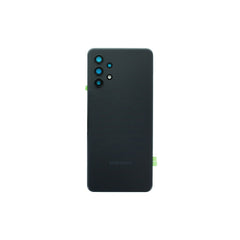 Vitre arrière Samsung Galaxy A32 A325F Noir avec lentille – OEM