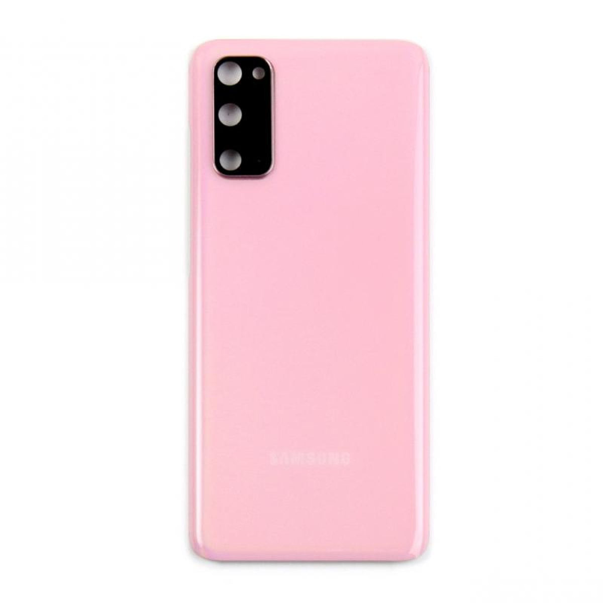 Vitre arrière Samsung Galaxy S20 G980 Rose Nuage Avec lentille - OEM