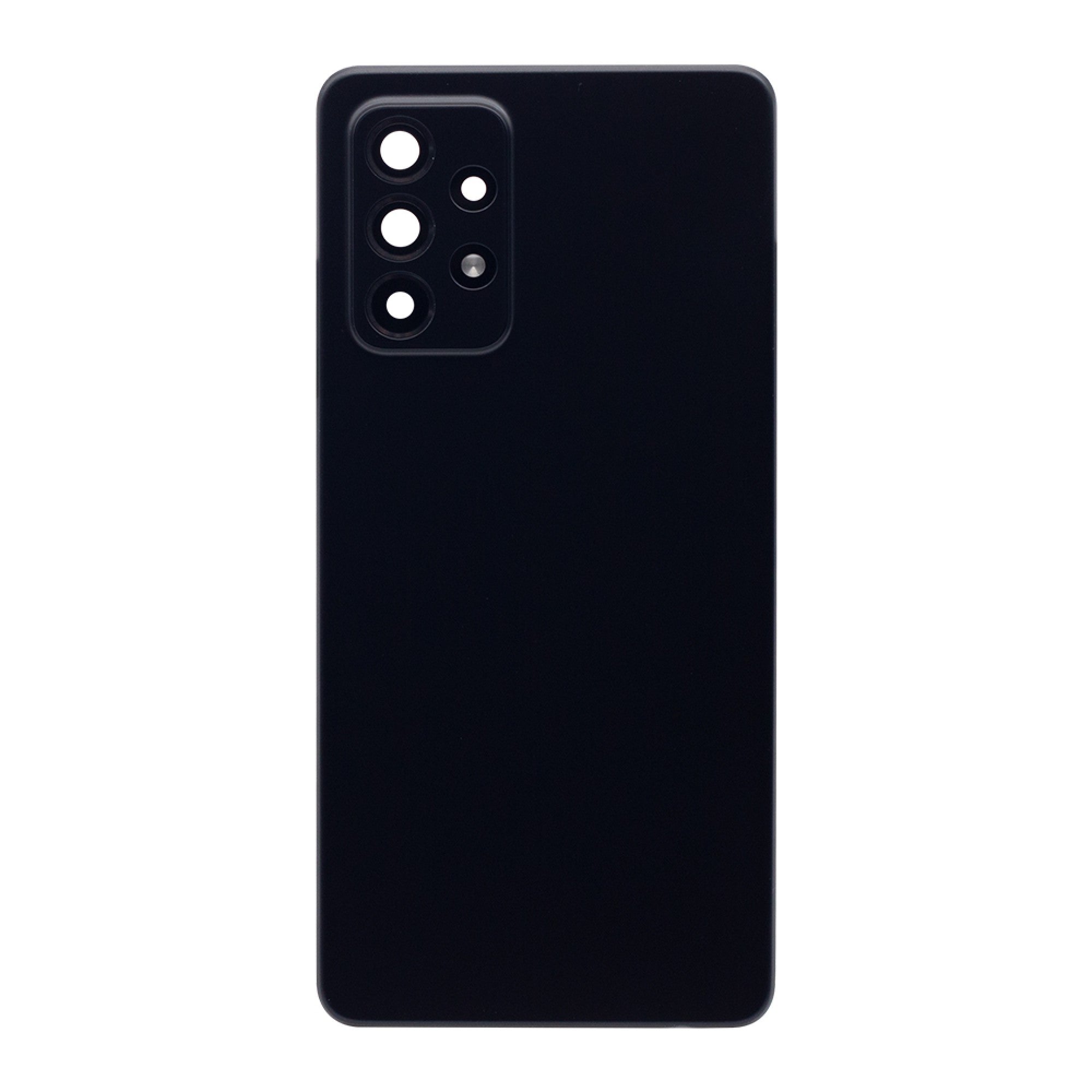 Samsung Galaxy A52 A525, A526, A52s A528 Vitre arrière Noir avec lentille - OEM