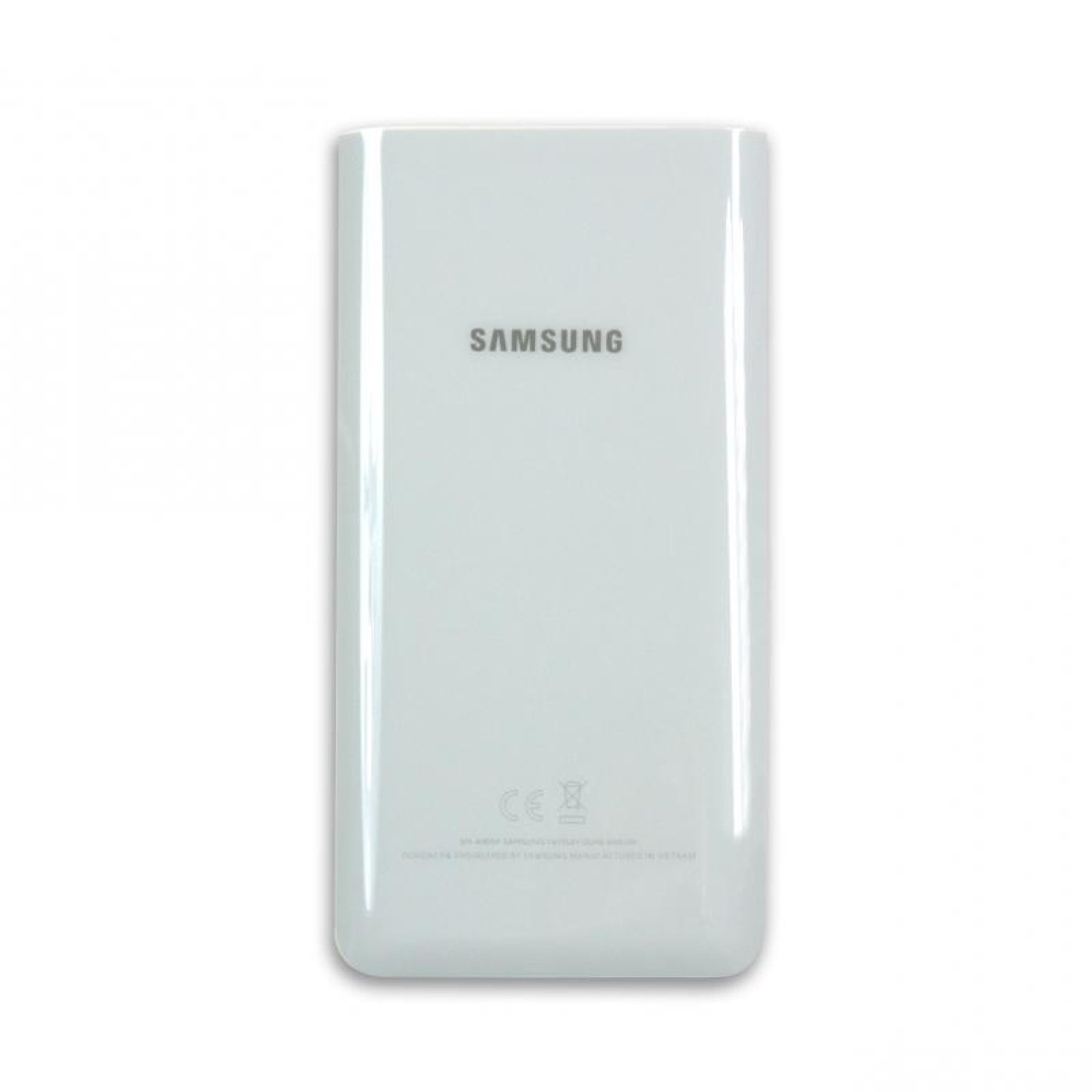 Samsung Galaxy A80 A805 Vitre arrière blanc fantôme sans lentille - OEM