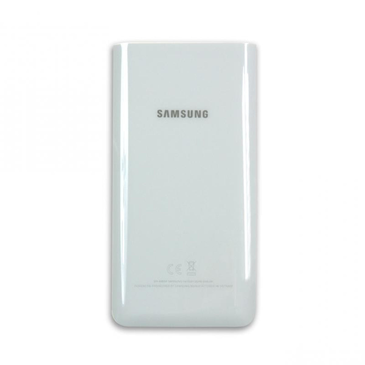 Samsung Galaxy A80 A805 Vitre arrière blanc fantôme sans lentille - OEM