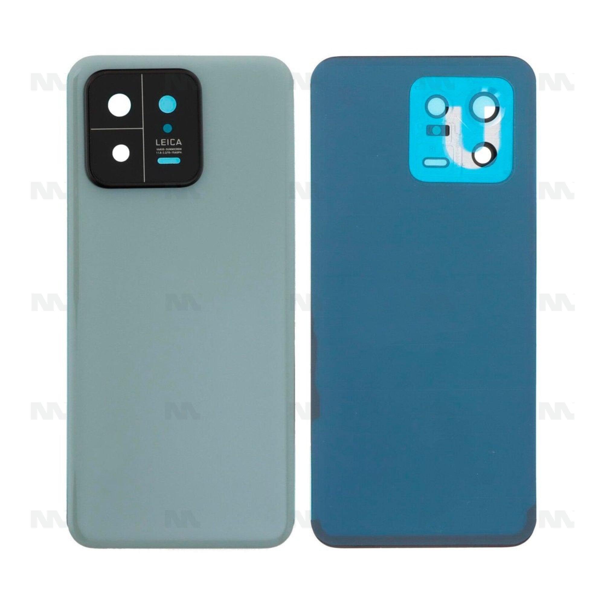 Vitre arrière Xiaomi 13 (2211133G) Verte avec lentille - OEM