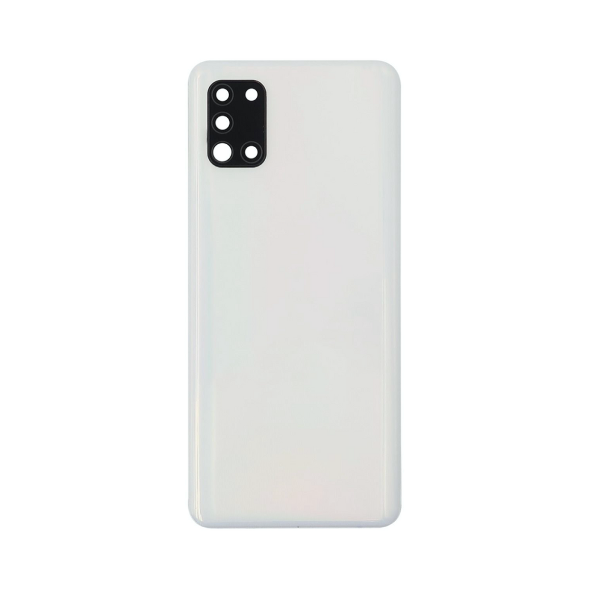 Vitre arrière Samsung Galaxy A31 A315F Prism Crush Blanche avec lentille – OEM