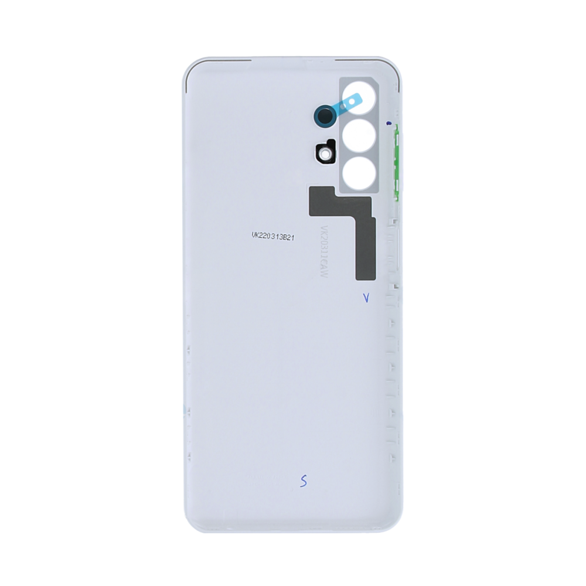 Vitre arrière Samsung Galaxy A13 A135F Blanche avec lentille – OEM