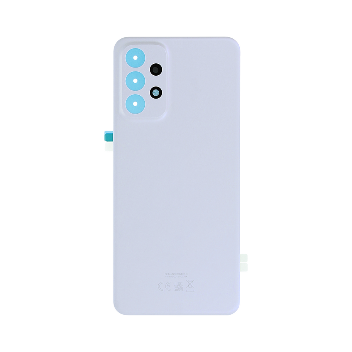 Vitre arrière Samsung Galaxy A23 5G A236B Blanche avec lentille – OEM