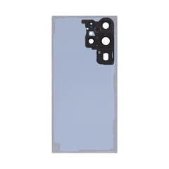 Vitre arrière Samsung Galaxy S23 Ultra S918 Bleu Ciel avec lentille - OEM
