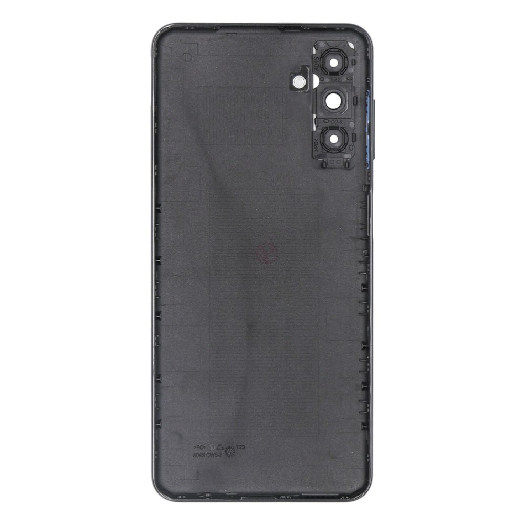 Vitre arrière Samsung Galaxy A04s A047F Noire Avec Lentille - OEM