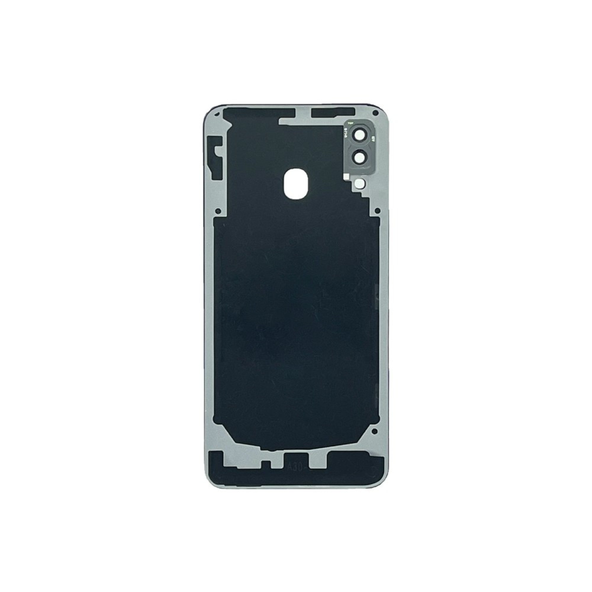 Vitre arrière Samsung Galaxy A30 A305F Noire avec lentille – OEM