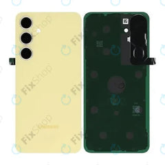 Vitre arrière originale Samsung Galaxy S24 FE S721 Jaune avec lentille