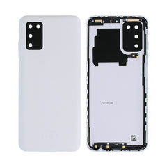 Vitre arrière Samsung Galaxy A03s A037F Blanche Avec Lentille - OEM