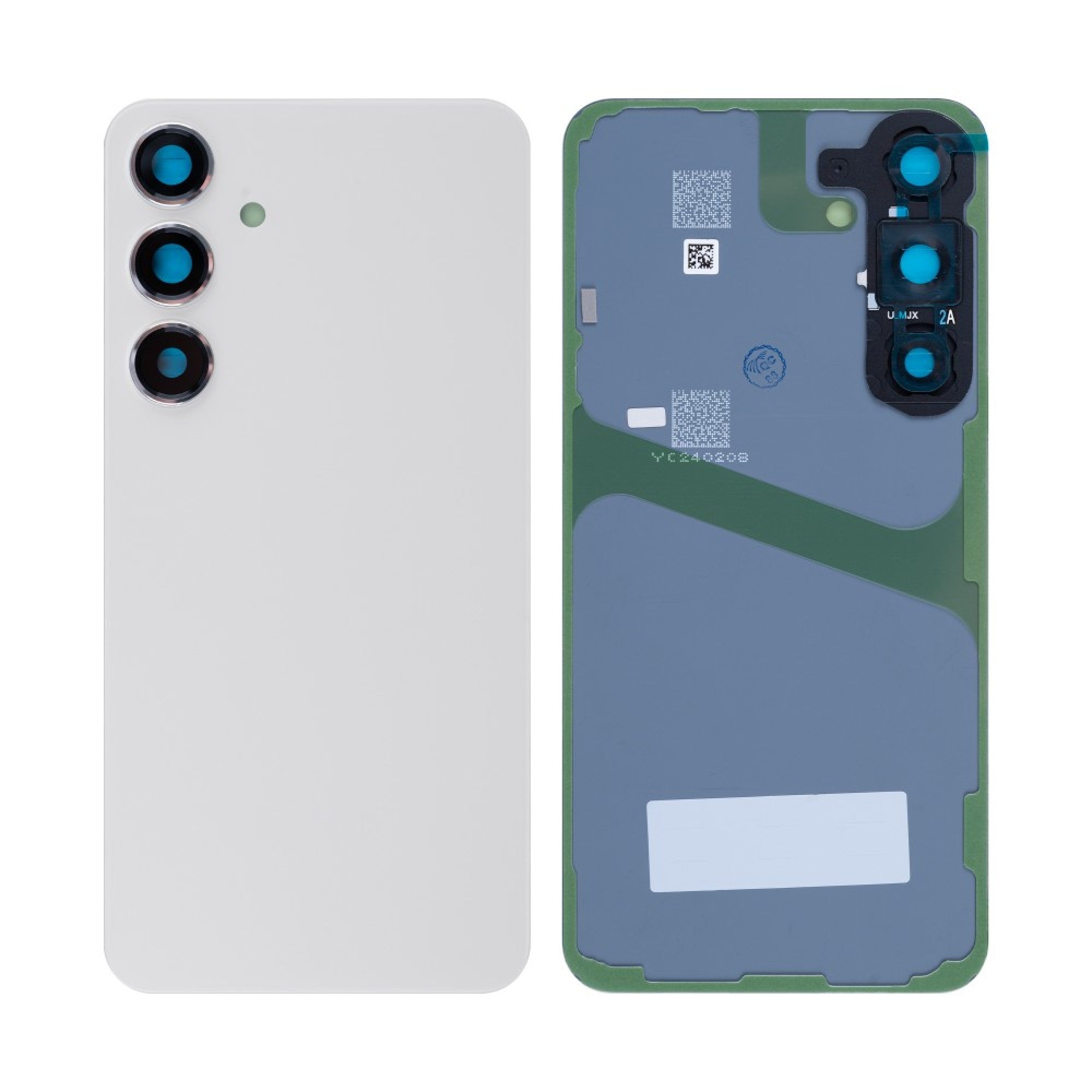 Vitre arrière Samsung Galaxy S24 Plus S926 Gris Marbré avec lentille – OEM