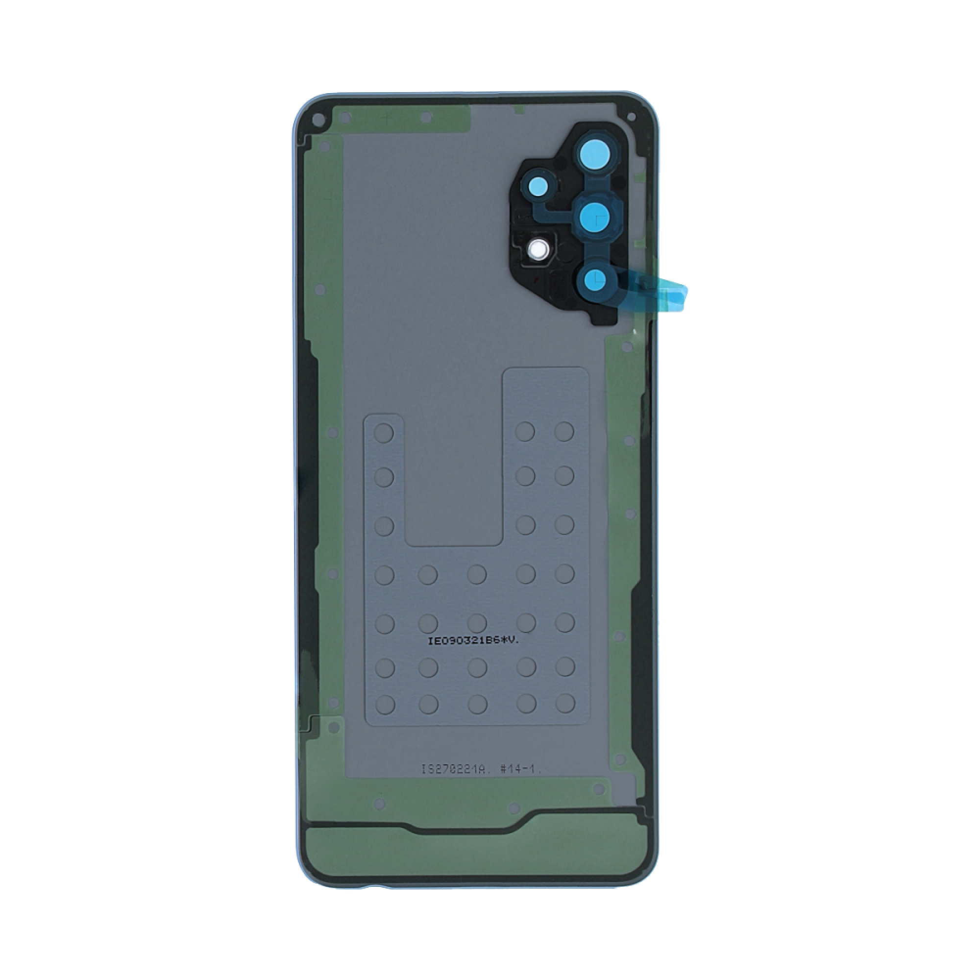 Vitre arrière Samsung Galaxy A32 5G A326B Bleu avec lentille – OEM