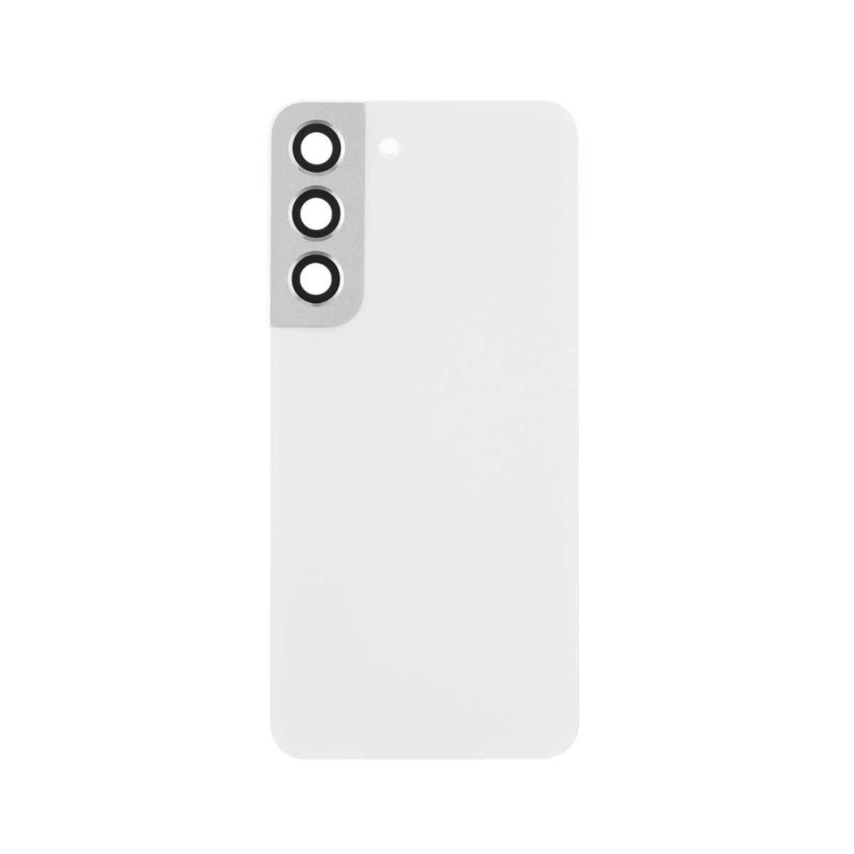 Vitre arrière Samsung Galaxy S22 S901 Blanc Fantôme avec lentille - OEM