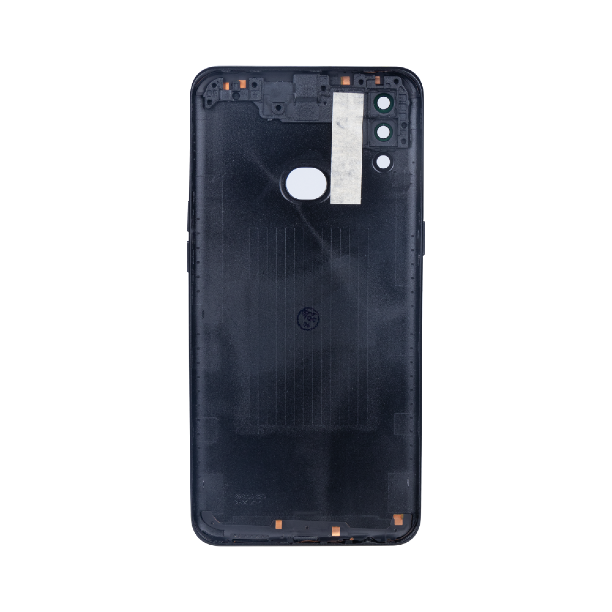 Vitre arrière Samsung Galaxy A10s A107F Noire avec lentille – OEM