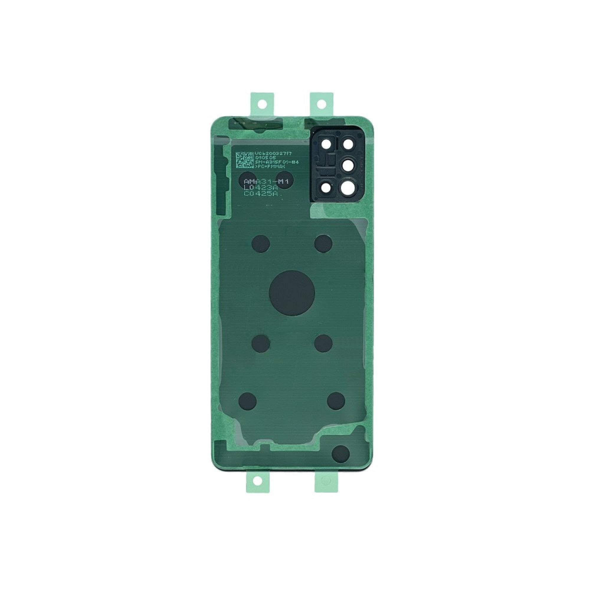 Vitre arrière Samsung Galaxy A31 A315F Prism Crush Noire avec lentille – OEM