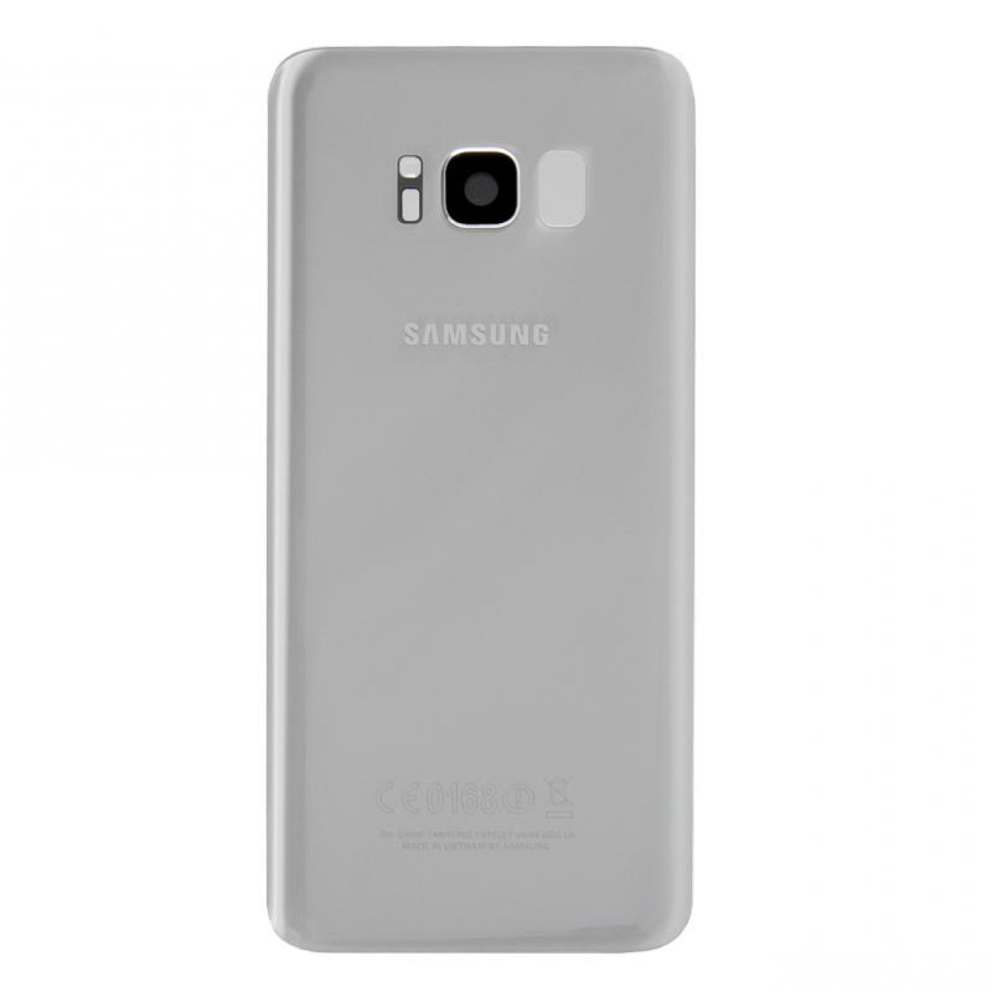 Samsung Galaxy S8 G950 Vitre arrière argent avec lentille - OEM