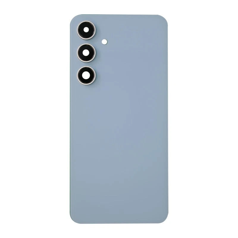Vitre arrière Samsung Galaxy S24 FE S721 Bleu avec lentille – OEM